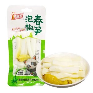 俏扁担 泡椒春笋泡椒味 32g*30包（10盒/箱）到期日25.8.30
