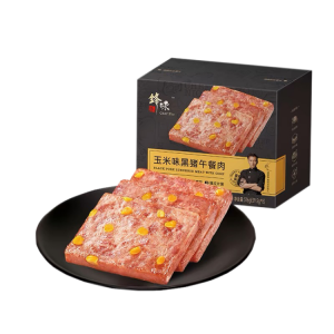 锋味派 黑猪午餐肉 玉米味 320g（24盒/箱）到期日25.8.3