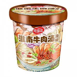 海福盛 淮南牛肉味原味粉丝 95g（12桶/箱）到期日25.9.10