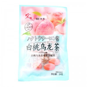 宏源 白桃果汁硬糖 24g（20包*12盒/箱）到期日25.11.5