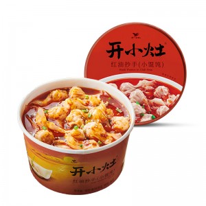 统一 开小灶 红油抄手 78g（6桶/箱）到期日25.8.31