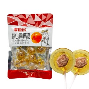 零食街梅心棒棒糖 128g（40包/箱）到日期26.3.15