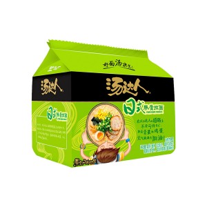 统一 汤达人 日式豚骨拉面 128g*5包装（6袋/箱）到期日25.8.18