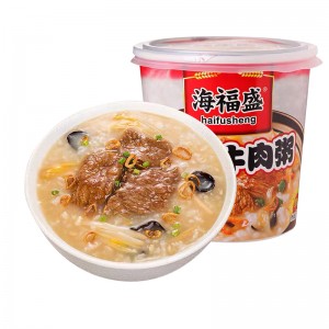 海福盛 精炖牛肉粥38g （24桶/箱）到期日25.11.20