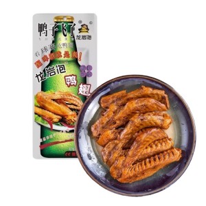 鸭子飞了 啤酒鸭翅 酸爽特辣味33g（30根/袋）到期日25.10.26