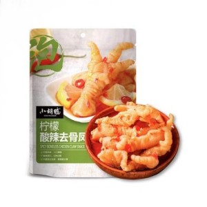 【山姆同款】小胡鸭柠檬酸辣去骨凤爪 90g（30包/箱）到期日25.9.9