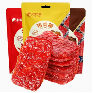 比比赞猪肉脯 炭烤味 100g（50包/箱）到期日25.9.9
