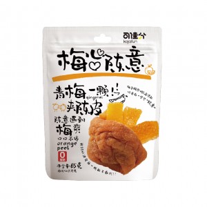 可佳分 梅心陈意 65g（青梅去核夹陈皮）（30包/箱）到期日26.2.1 	