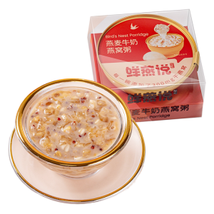 盛耳 鲜燕说 燕麦牛奶燕窝粥 单碗装 156g（20/箱）到期日25.12.4