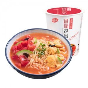海福盛 番茄鸡蛋面70g（12桶/箱）到期日25.8.23