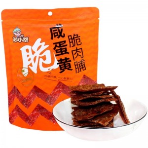 苏小萃 咸蛋黄脆肉脯 80g（24包/箱）到期日25.8.1