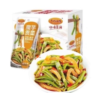 中洲渔馆 魔芋贡菜 蒜香味 15g*20（20盒/箱）25.8.19