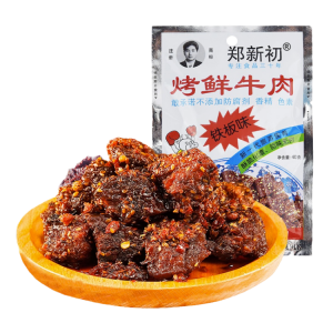 郑新初烤鲜牛肉 铁板味 40g（50包/箱）到期日26.5.1