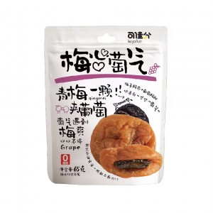 可佳分 青梅夹葡萄 65g（30包/箱）到期日26.2.1